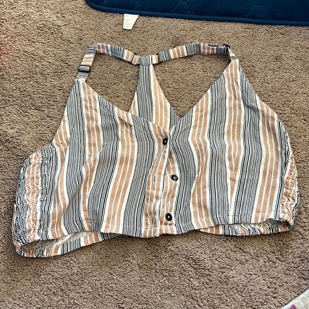 Rvca tank top crop M
